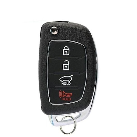 Keyless Factory KeylessFactory: 2013-2016 HYUNDAI SANTE FE REMOTE FLIP KEY 4B HATCH RFK-HY-SNT